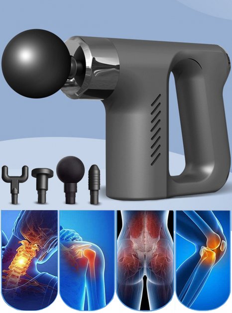 مسدس تدليك العضلات ، العلاج الرياضي ، استرخاء الجسم وتخفيف الآلام - FASCIAL GUN