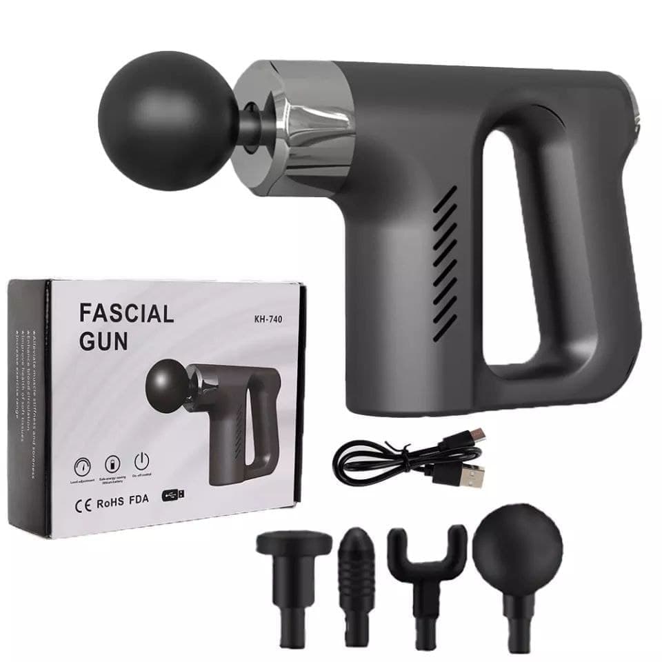 مسدس تدليك العضلات ، العلاج الرياضي ، استرخاء الجسم وتخفيف الآلام - FASCIAL GUN